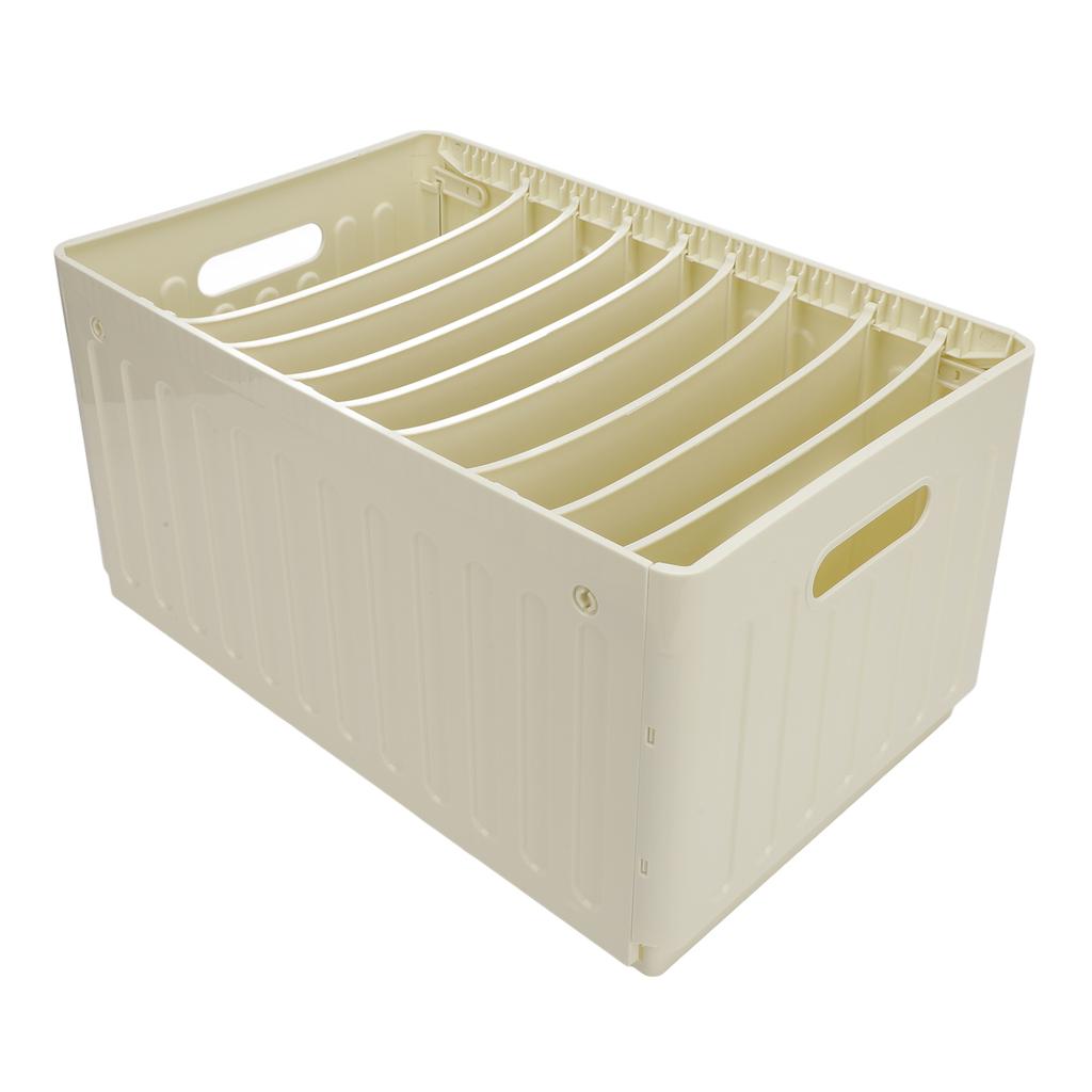 Foldable Closet   9 Grids Wardrobe Clothing Storage Bin with Lid Washable Stackable Folding Box for Pants Sweater Shirt