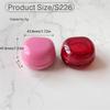 5g Empty Plastic Lip Scrub Jars With Cover Balm Mask Skin Care Container Cute Blush Jar Cosmetic Jars