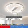 2025 Modern Minimalist Bladeless Ceiling Fan Light for Living Room and Bedroom