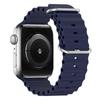 Ремешок Ocean для Apple Watch Band Ultra 49 мм, 45 мм, 41 мм, 44 мм, 40 мм, 42 мм, 38 мм, силиконовый браслет Correa iWatch Ultra serie 7 6 5 4 3 2 1 se 8