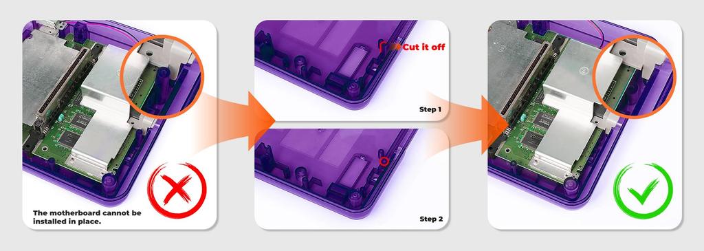 Replacement Shell Case for Super Famicom Customization Tool for (SFC/SUPER FAMICOM) (Clear SFC)