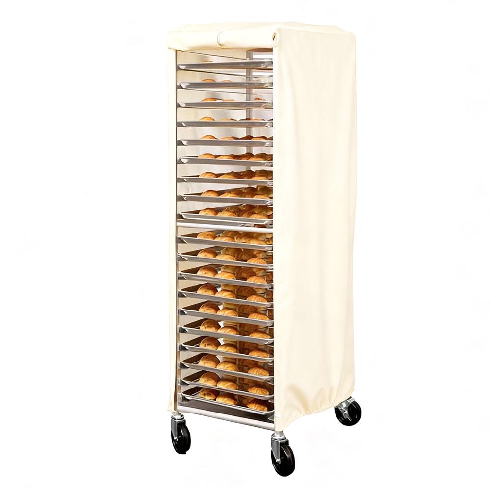 1pc Pan Bracket Cover 59*72*163CM Waterproof Pan Rack Cover Dustproof Bakery Rack Protection Grey/coffee/white Protective Covers