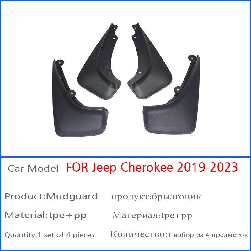 For Jeep Cherokee - Mudguard Fender Mud Flap Guards Splash Mudflaps Car Accessories Mudguards Front Rear 4 PCS