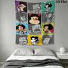 Mafalda Wall Tapestry Aesthetic Wall Hanging Printed Fabric Blanket Decorative Tapestries for Bedroom Living Room Home Decor