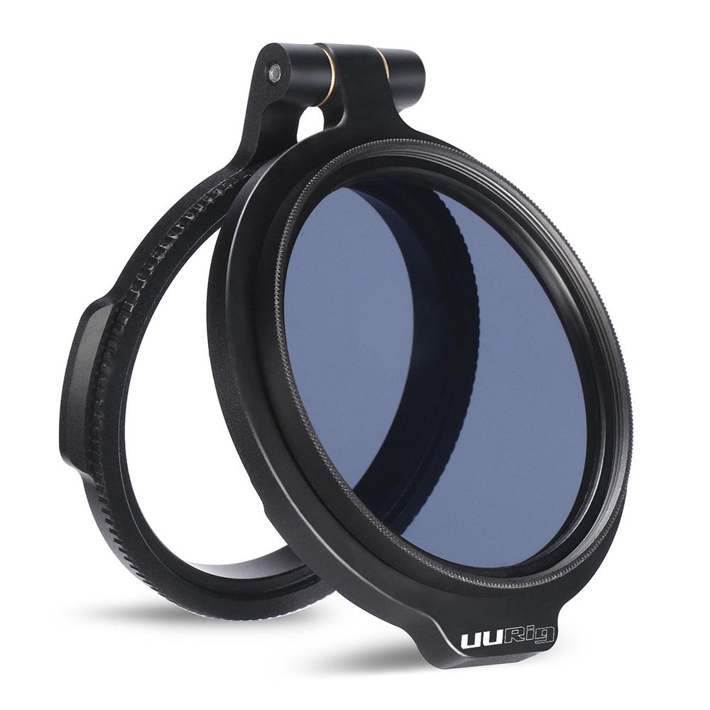 UURIG R-82 82mm Rapid Filter System Camera Lens ND Filter Metal Adapter Ring Compatible with Canon