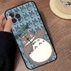 Мультяшный прозрачный чехол для-T-T-TotoroS Чехол для телефона для Iphone 17 16 15 16e 14 13 12 11 Pro Max Plus Чехол Обложка Coque