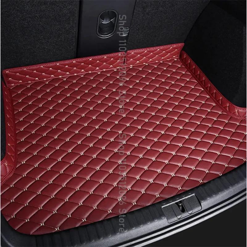 Custom Car Trunk Mat For BORGWARD BX7 6-Seat 7-Seat 2016 2017 2018 Interior Accessories Carpet Luxury Durable Leather Carpet