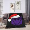 T-Transformers Christmas Autobots Santa Hat Warm Soft Plush Flannel Throw Blanket For Kids Couch Chair Sofa Bed Bedspread Cover