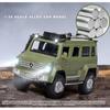 Масштаб 1/28 Unimog U5000, литая под давлением модель автомобиля, игрушечный автомобиль с откатным механизмом, звуком и светом для детей, коллекция подарков для мальчиков и девочек
