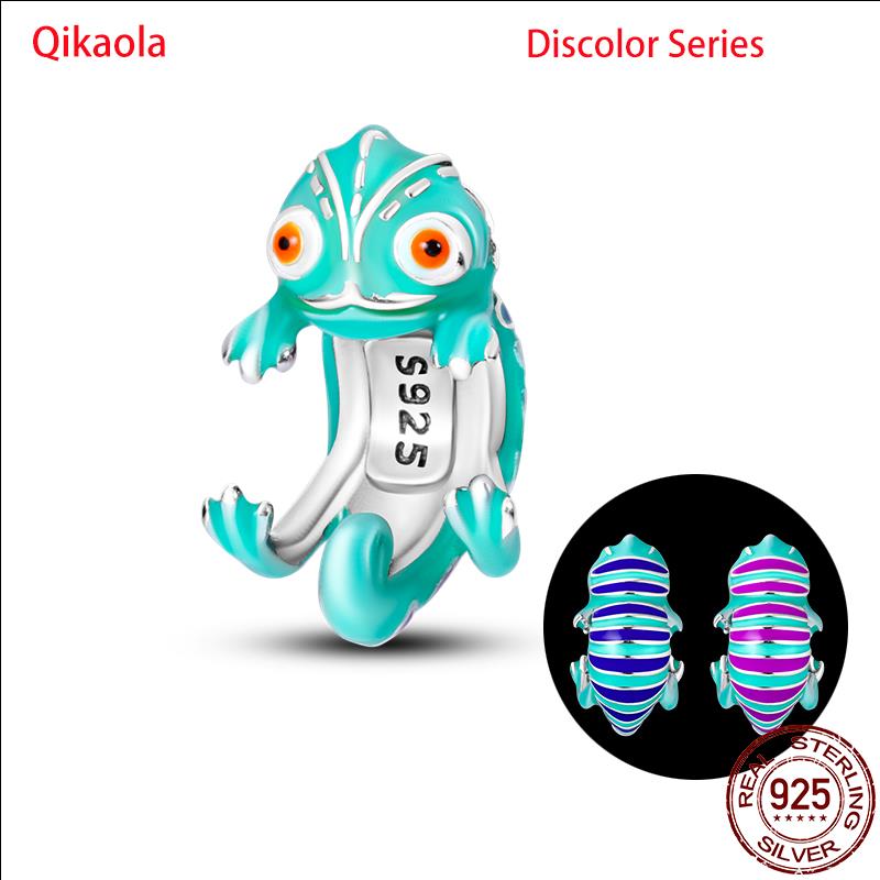 Original 100% sS925 Sterling Silver Luminous Octopus Ocean Series Charms Fit Bracelet DIY Beads Ms Jewelry Gift New In