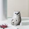 Creative Incense Burner Ceramic Owl Statue Tabletop Ornament Essential Oil Furnace  Party