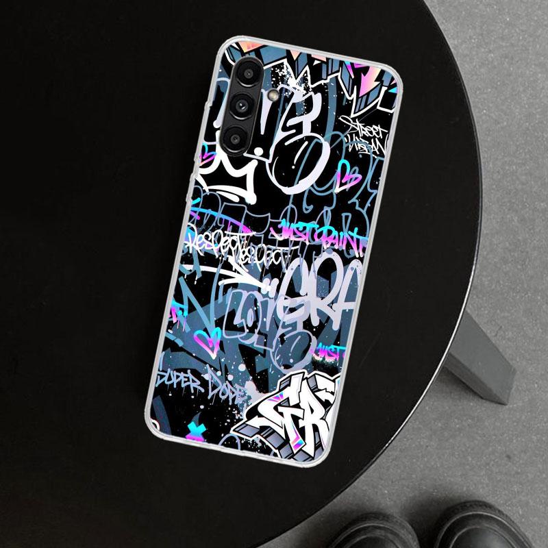 Модный Крутой Чехол с Граффити для Samsung Galaxy A17 A16 A26 A36 A56 A57 A37 A15 A25 A35 A55 A14 A24 A34 A54 A13 A23 A3