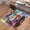1pc Genshin Impact characters9 Print Area Rug - Soft, Washable Non-Slip Indoor Mat for Office Chairs, Living Room, Home Office Decorative Rug
