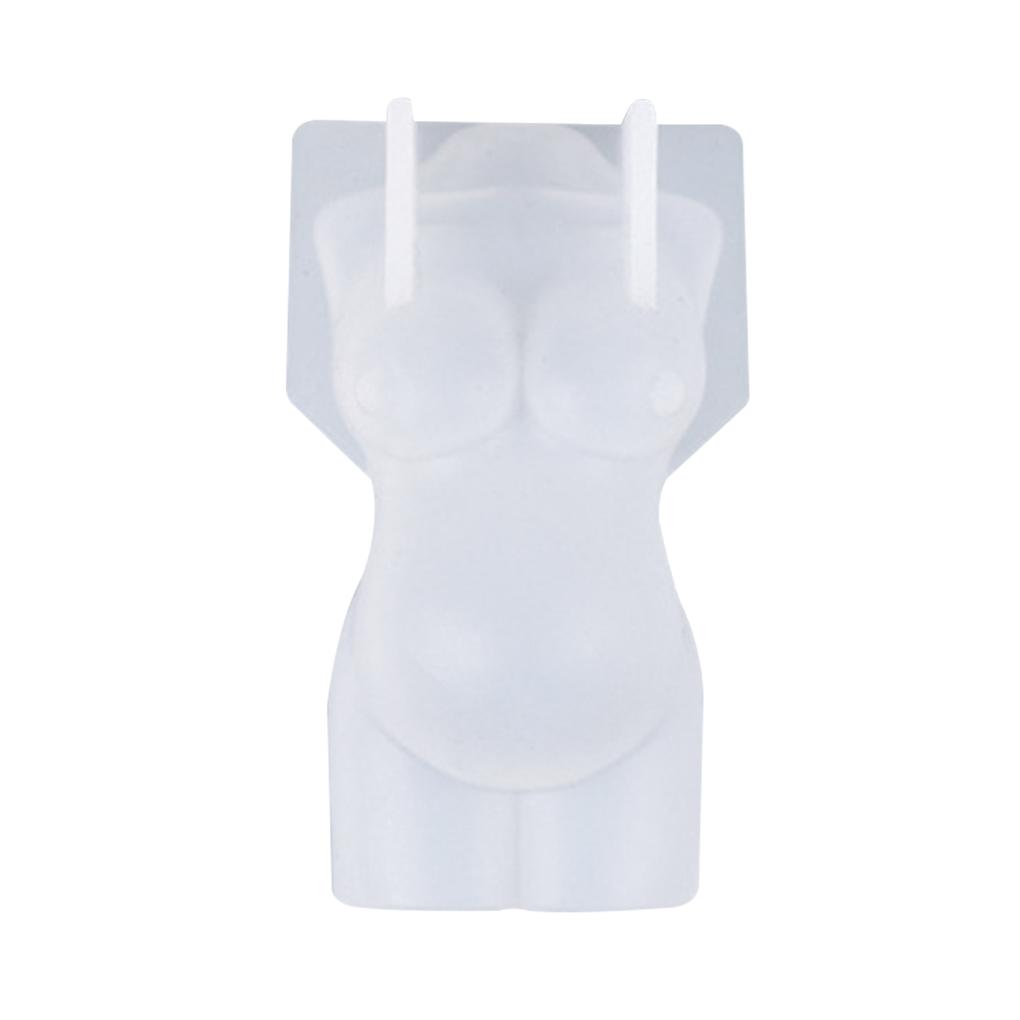 Human Body Mold DIY Crystal Epoxy Resin Candle Mould Body Silicone Mold Tool