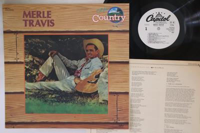 Виниловая пластинка MERLE TRAVIS - Merle Travis ECS50059PROMO CAPITOL 1980 Япония Кантри Б/у