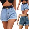 Ladies Casual Fashion Sexy High Waist Denim Shorts