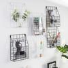 Metal Mesh Magazine File Holder Easy To Install Foyer Storage Shelf Hanging Document Rack  Office