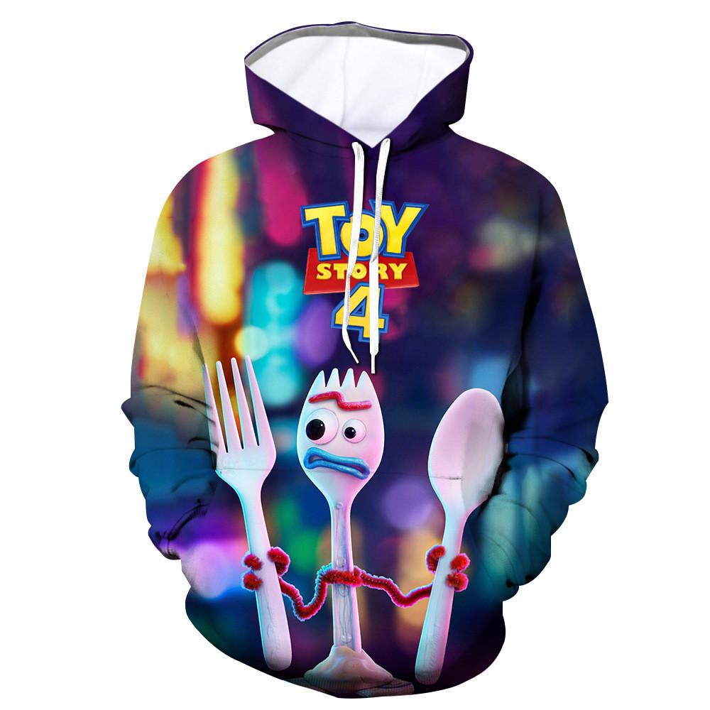 Cozy Toy Story 4 Sheriff Woody Buzz Lightyear Hoodie For Casual Comfort