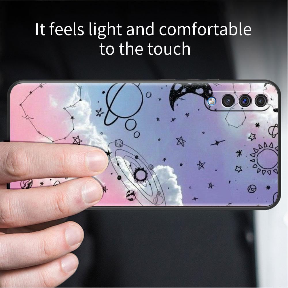 Чехол Cosmic Planet для Samsung Galaxy A50 A20e A70 A10 A40 A20s A10s M30s M23 M51 M31s черный мягкий чехол для телефона