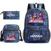 K-POP Demon Hunter Girl Group Children's Backpack, Pencil Case, and Shoulder Bag Set for Middle School Students