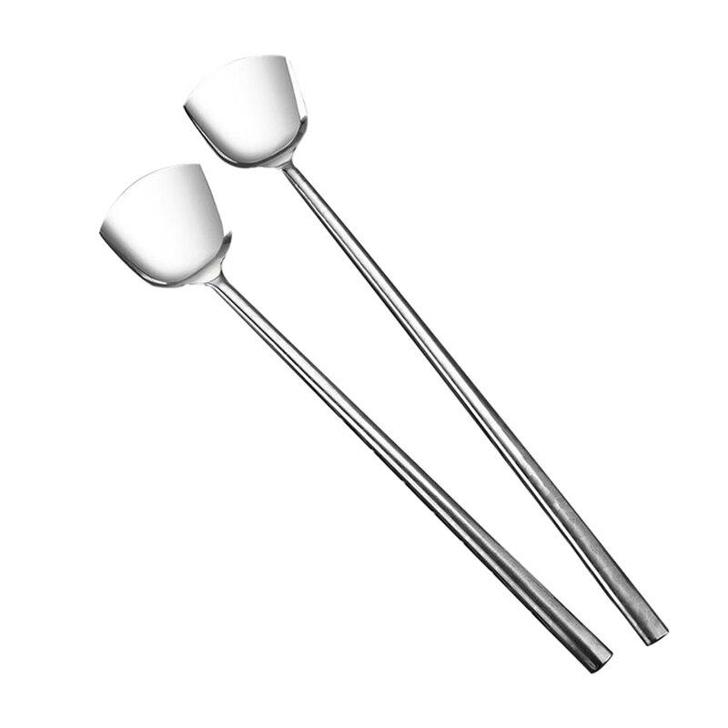 Zhu Jia Le Food-Grade Stainless Steel Wok Spatula