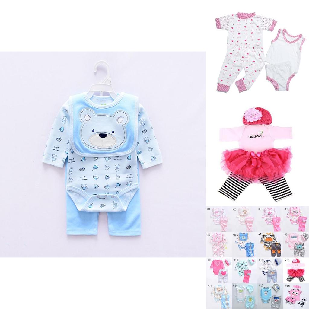Cozy And Stylish Clothes For 22''-23'' Reborn Baby Dolls In Romper Dress Style