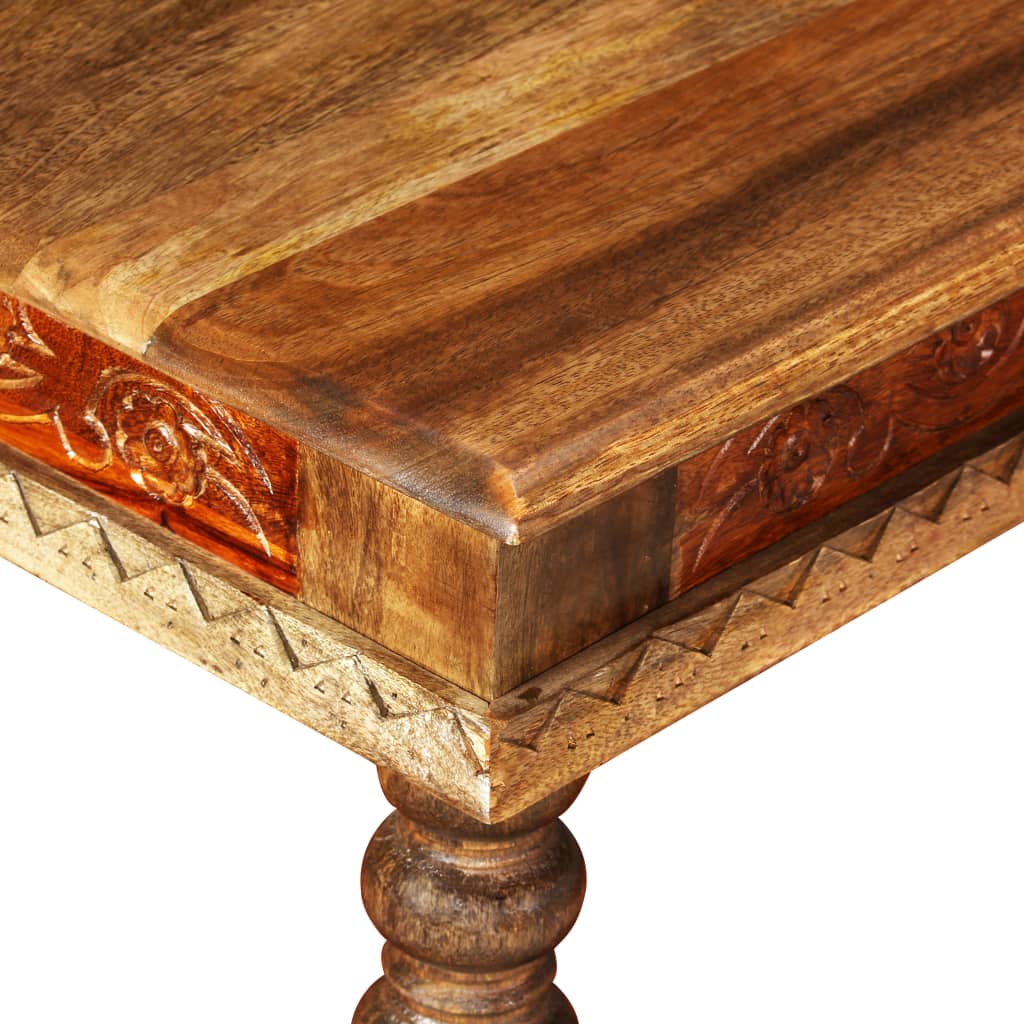 Coffee Table Solid Mango and Acacia Wood 110 x 60 x 38 cm