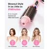 Thermal Brush Blowout Boost 1.5 inch Heated Round Brush for Blowout Look Dual Voltage Negative Ion Technology 6 Temperature Mode