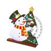 Permanent Oaken Christmas Clock Calendar Toss Number Hurdles Arrival Deck For Telecommute Decoration