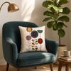 Hand Drawn Abstract Pillowcase, Single-Sided Print Cushion Cover, with Solid Back Decorative Throw Pillow, for Sofa Bed Chair Home Decor