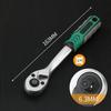 Новый Трещоточный Ключ из Хром-Ванадиевой Стали 72 Зуба 1/4" 3/8" 1/2" Прямоугольный Ключ Прочные Ручные Инструменты с Быстросъемным Механизмом для Дома