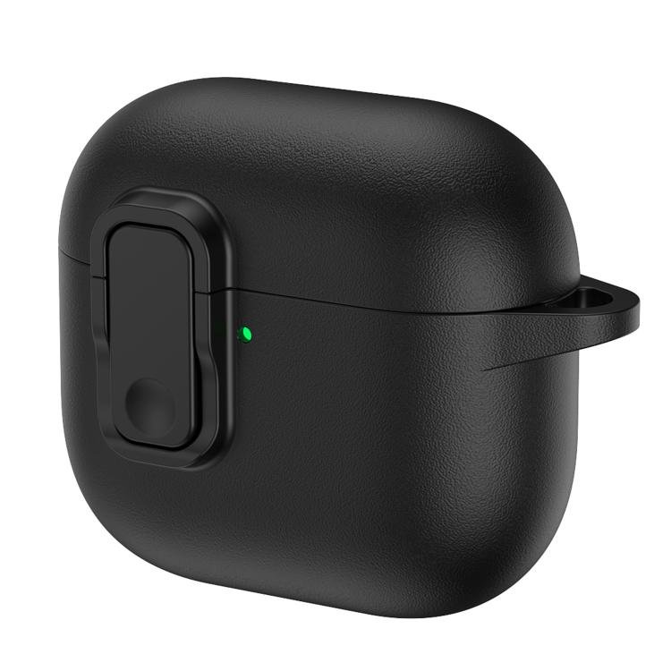 For AirPods Pro 2 / 1 XDcase Faux Leather Texture Security Lock TPU Earbud Case