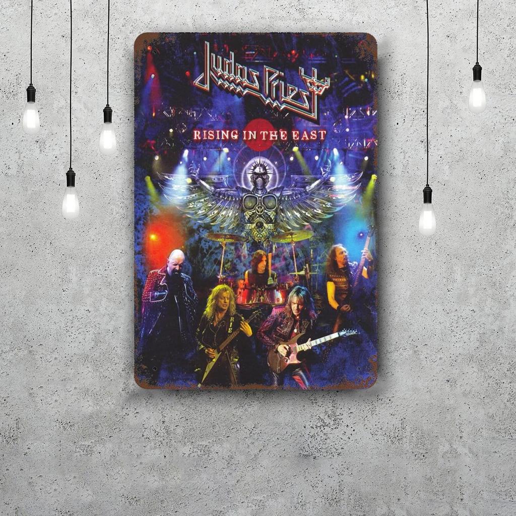 Judas priest Винтажные Металлические Жестяные Знаки Постеры Декор Ретро Металлическая Табличка Настенное Искусство Декор для Гаража Бара