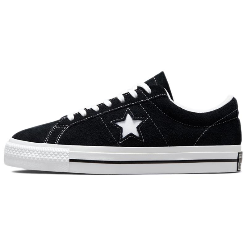 Converse Кеды One Star Retro Нескользящие Износостойкие Легкие Низкие Унисекс Черные