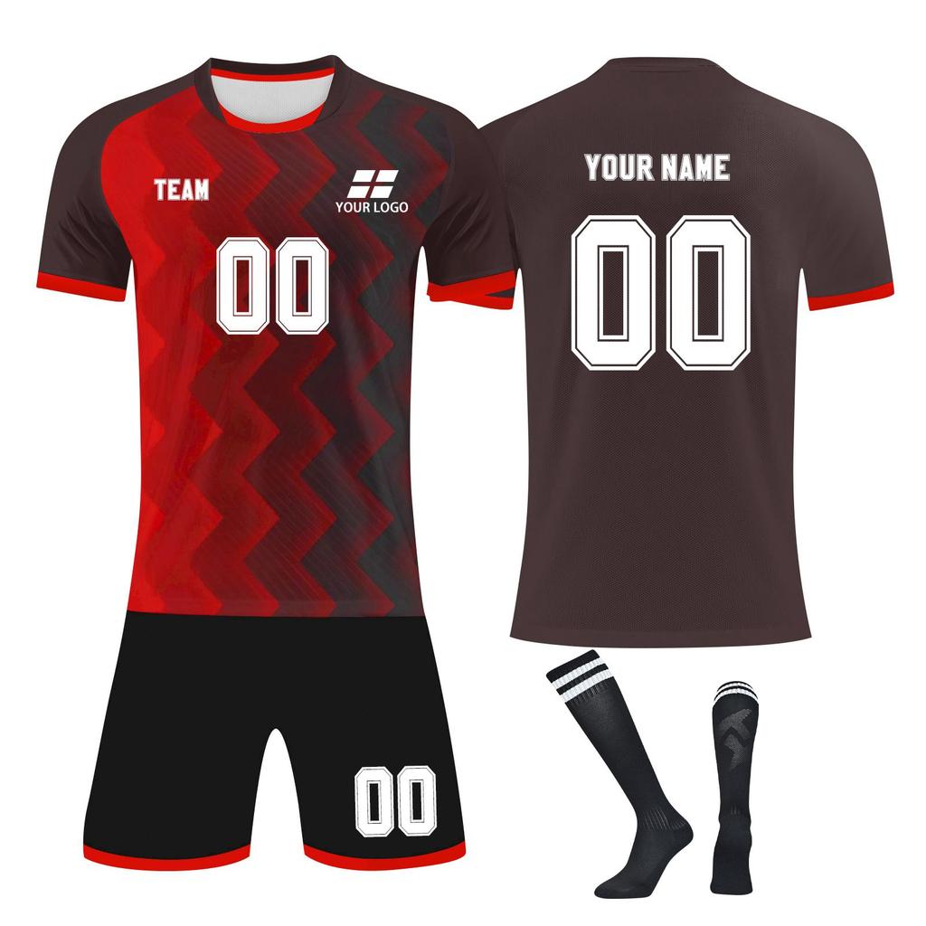 Personalised Shirts Kit Mens Girls With Name Number Custom Football Jerseys For Boys Training Suit