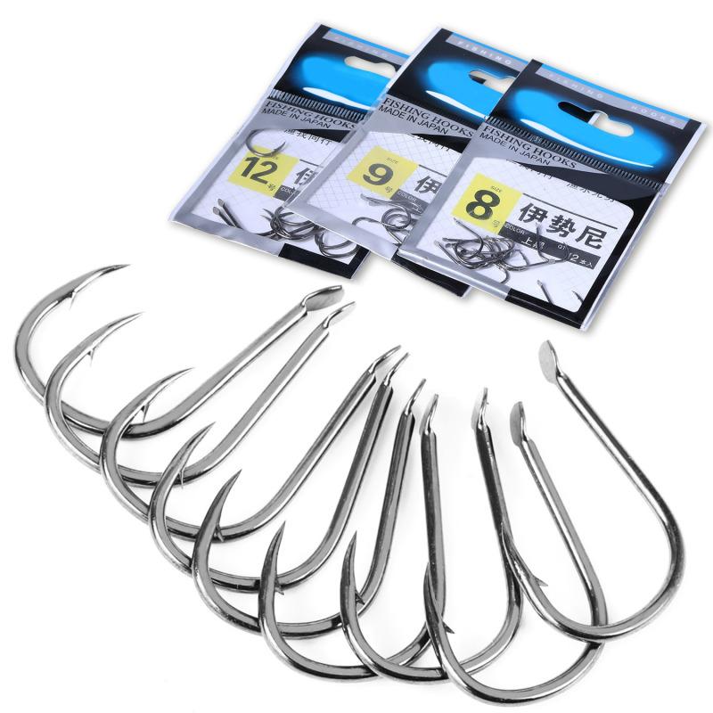 Высокое качество # 8 # 9 # 9 шт. рыболовные крючки с червячным крючком, большие рыболовные крючки из высокоуглеродистой стали, кривошипный крючок, аксессуары для ловли карпа/баса