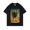 2025 New Essential Cotton Unisex T-Shirt Fashion Printing Soft Breathable Crew Neck Fashion Men's and Women's T-Shirts One Piece