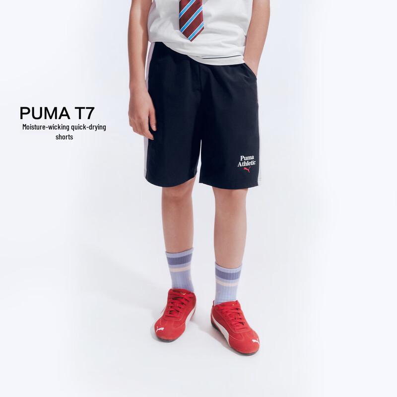 Puma Детский летний комплект из футболки с пэчворком T7 и шорт 2026