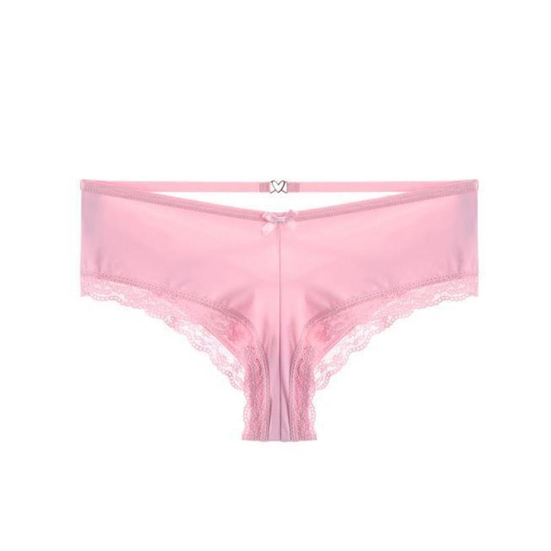 Sexy Women Panties Mid-Rise Female Silk Seamless Underwear Ladies Cross Strap Thong G String K123