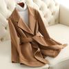 Autumn and Winter New Double-sided Cashmere Coat Women's Short Short 100% Wool Coat Women's High-end Coat