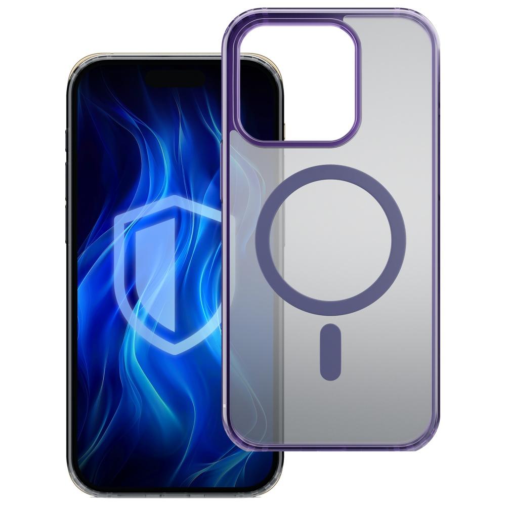 Etui 3Mk Frosty Magcase Do Iphone 13 Propółprzezroczyste Z Fioletowym