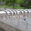 Modern Minimalist Metal Curtain Rings With Hanging Hooks For Home Decor And Window Treatment