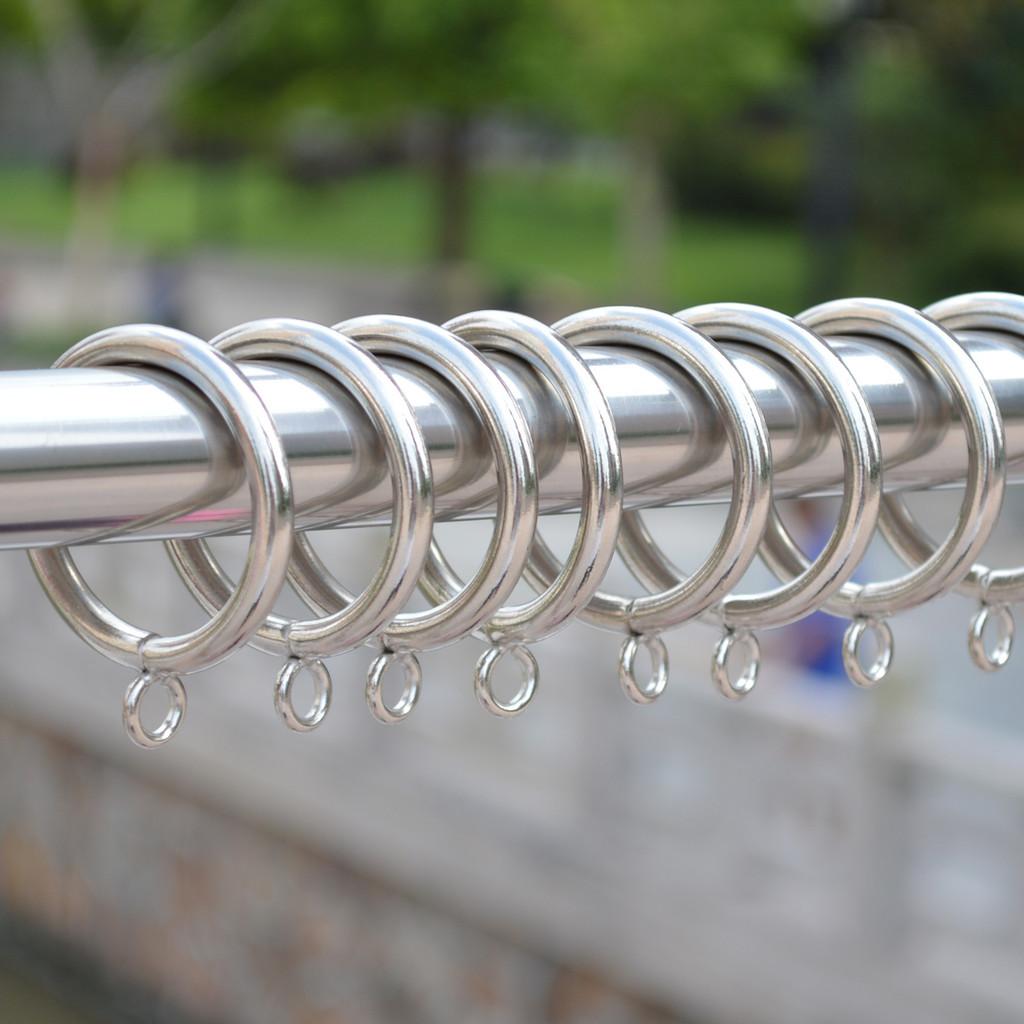 Modern Minimalist Metal Curtain Rings With Hanging Hooks For Home Decor And Window Treatment