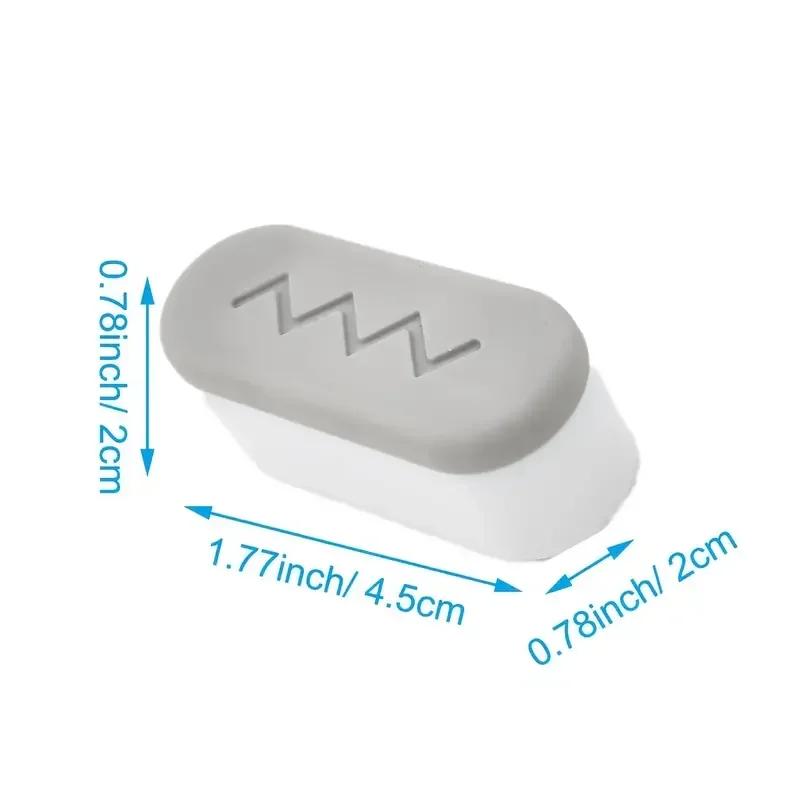 4 шт. Бампер для сиденья унитаза приподнимает кольцо сиденья унитаза, чтобы уменьшить зазор.. Туалетная силиконовая прокладка Туалетные антивибрационные накладки