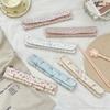 Floral Plaid Spliced Tableware Storage Bag Utensil Pouch  Chopsticks Spoon Storage