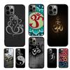 Aum om Намасте Символ Дзен Йога Чехол для телефона Для iPhone 17 Air 16 15 14 11 12 13 Pro MAX Plus coque Чехол Оболочка