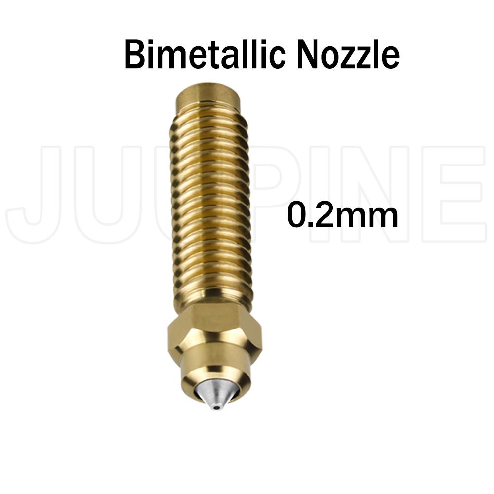 CC Upgrade Bimetallic Hotend Nozzle For Elegoo Centauri 0.2/0.4/0.6/0.8mm Nozzles For Centauri Carbon 3D Printer