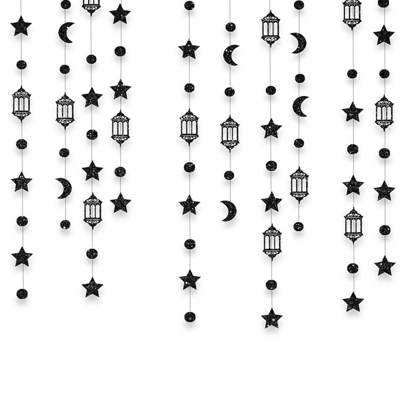 Сделай сам Домашний декор Ид Мубарак Баннеры Украшения Рамадан Карим Подвесная гирлянда Ислам Мусульманская Подвесная лента Вымпел