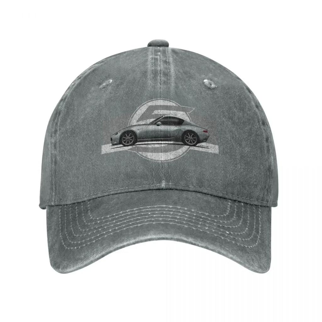 My drawing of the iconic Japanese roadster sports car RF with background Baseball Cap custom Hat Luxury Cap Boy Womens