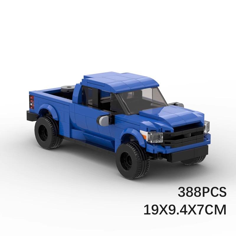 Модель MOC 8-широкая Скоростной Внедорожный Пикап 4x4 Игрушка из Мелких Строительных Блоков